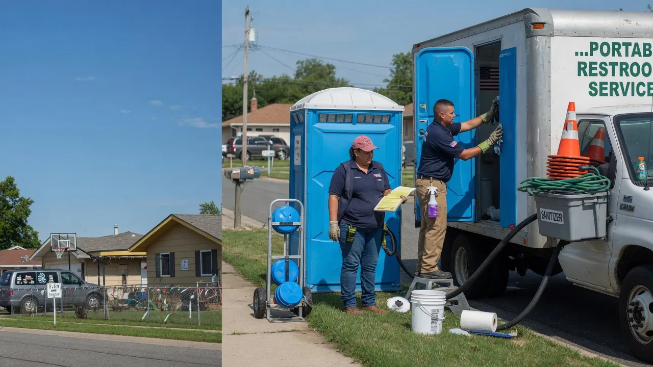 Porta Potty Rental in Darrouzett, TX near me